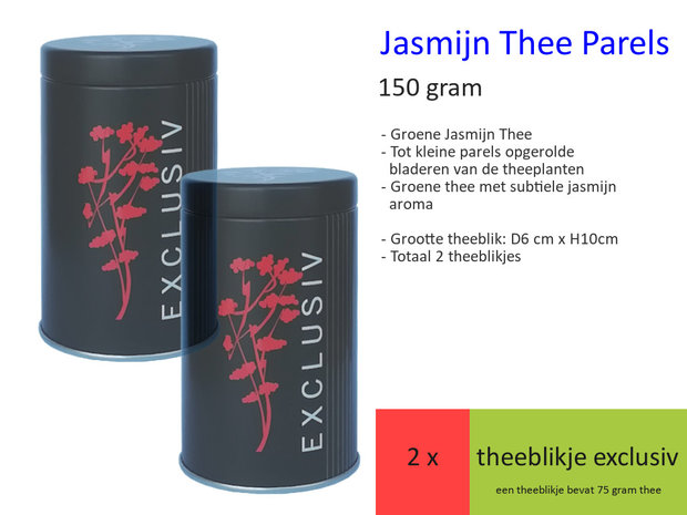 Jasmijn Thee Parels - 150 gram