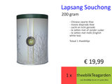 Lapsang Souchong in Luxe Theeblik Teagarden, 200 gram_