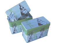 24 theebloemen in Theeblik Zen (2 blikjes)